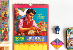 'Be Good This Year' Wall Calendar & Planner 2026