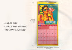 'Be Good This Year' Wall Calendar & Planner 2026