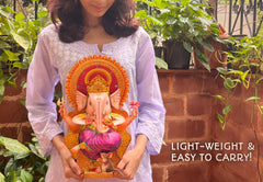 Big Ganesha Idol DIY Paper Craft Kit - Height 13 inches