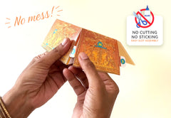 Big Ganesha Idol DIY Paper Craft Kit - Height 13 inches