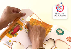 Ganpati Decor Combo Saver 8 - Big Ganesha + 36 Flowers + 20 Leaves + 4 Lotus Diyas