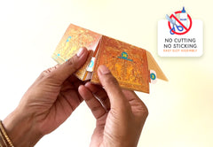 Ganpati Decor Combo Saver 8 - Big Ganesha + 36 Flowers + 20 Leaves + 4 Lotus Diyas