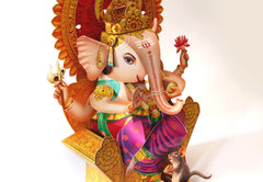 Big Ganesha Idol DIY Paper Craft Kit - Height 13 inches