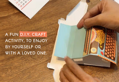 Colourful Typewriter Desk Calendar 2026 & 2027 DIY Paper Craft Kit