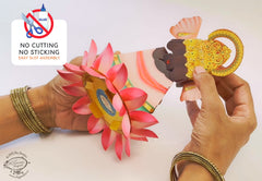 Ganpati Decor Combo Saver 4 - DIY Ganpati + 2 Banana Trees