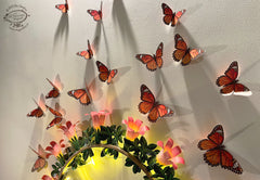 Ganpati Decor Combo Saver 2 - DIY Ganpati + 2 Flower Fairy Lights + 24 Butterflies