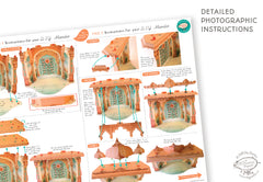 Mandir DIY Paper Craft Kit - Home Temple Decor Makhar