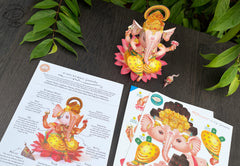 Combo Saver: Ganesh and Lakshmi DIY Paper Craft Kits