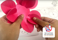 Ganpati Decor Combo Saver 8 - Big Ganesha + 36 Flowers + 20 Leaves + 4 Lotus Diyas