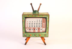 Mini TV Desk Calendar 2026 DIY Paper Craft Kit