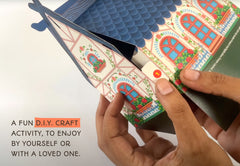 Mini Happy Home Desk Calendar 2026 DIY Paper Craft Kit