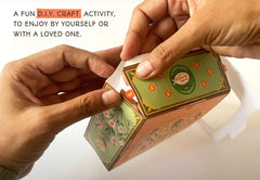 Mini TV Desk Calendar 2026 DIY Paper Craft Kit