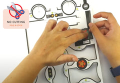 Mini Sewing Machine Desk Calendar 2026 DIY Paper Craft Kit