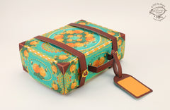 Set of 10 Colourful Blue Suitcase Gift Boxes