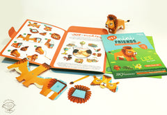 Mini Lion DIY Animal Paper Craft Kit