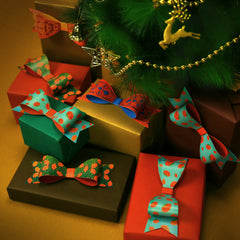 Set of 12 Paper Bows for Gifts