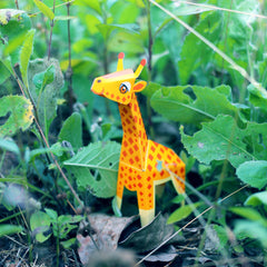 BOX SET of 12 DIY Mini Endangered Animals Paper Craft Kits