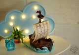 Adventure Ship Desk 3D Calendar 2024 & 2025 DIY Paper Craft Kit