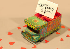 Green ‘Goodies Carrier’ Truck container DIY Paper Craft Kit