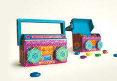Colourful Mini Boombox DIY Paper Craft Kit