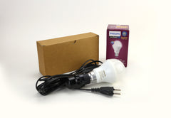 Convenience Pack with Bulb & Wire: Small Red Hot Air Balloon Paper Lamp