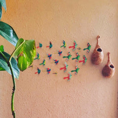 3 Packs of 24 Decorative Paper Birds - 72 Birds