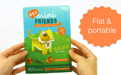 Mini Crocodile DIY Animal Paper Craft Kit