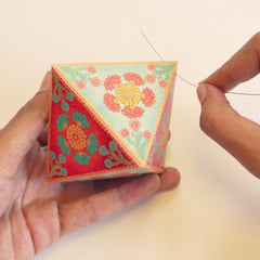 Set of 10 Geometric Ornaments - DIY Paper Craft Kit