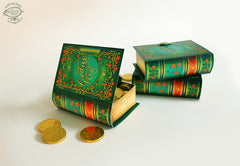 Mini Book Box: Green Design - DIY Paper Craft Kit