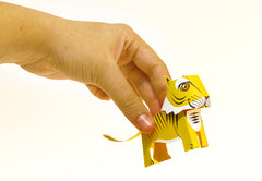 Mini Tiger DIY Animal Paper Craft Kit