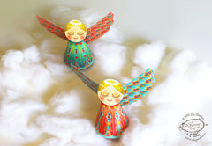 Set of 6 Paper Angels DIY Paper Craft