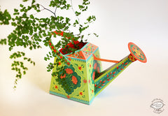 Watering Can Vase / Pen Holder DIY Paper Craft Kit