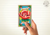 ROSE Mini Notebook (ruled pages)