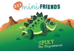 Mini Stegosaurus DIY Dinosaur Paper Craft Kit