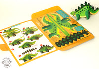 Mini Stegosaurus DIY Dinosaur Paper Craft Kit