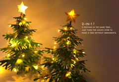 Paper Christmas Tree with Fairy Lights: DIY Paper Craft Kit