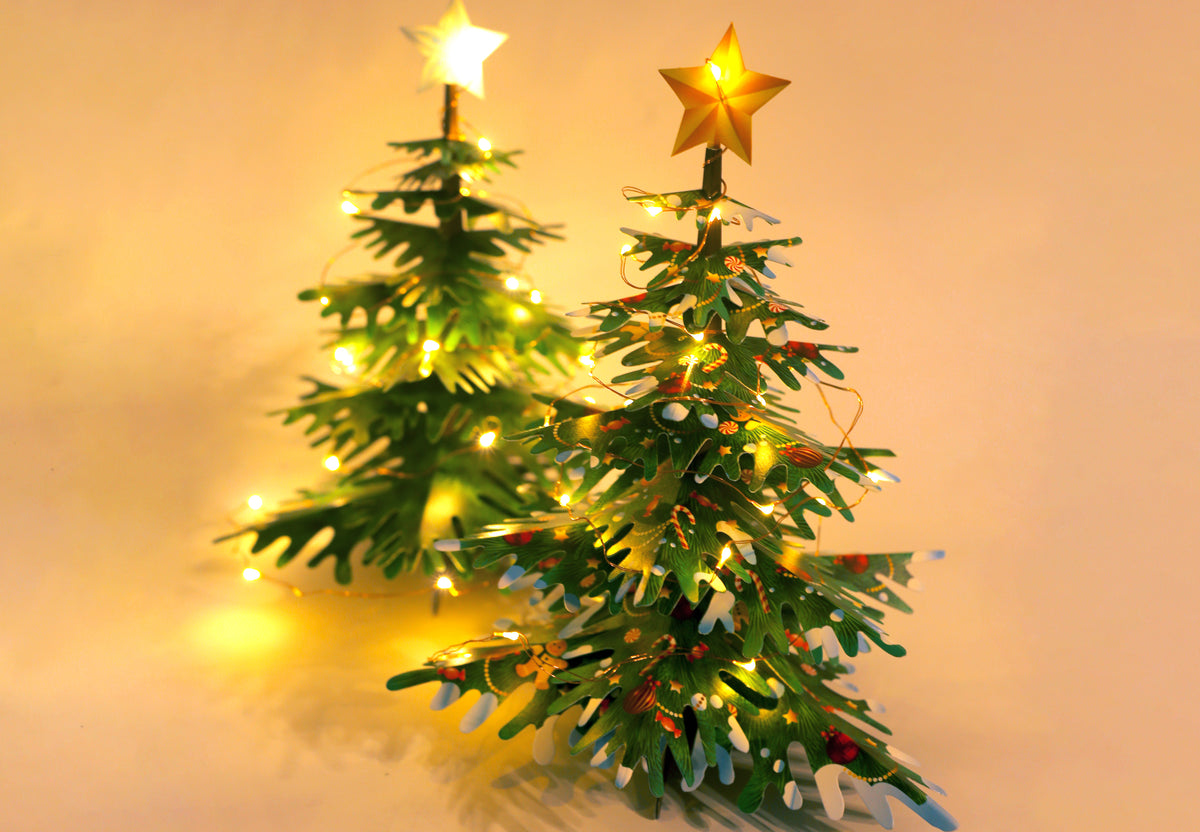 Paper Christmas Tree With Fairy Lights DIY Paper Craft Kit Sky Goodies paper-christmas-tree-with-fairy-lights-diy-paper-craft-kit-sky-goodies