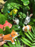 BOX SET of 6 DIY Mini Pet Animals Paper Craft Kits
