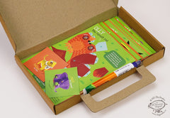 BOX SET 1: Set of 6 DIY Mini Endangered Animals Paper Craft Kits