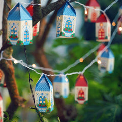 Paper Mini Happy Home Fairy Lights & Dragonflies Wall Decor Combo