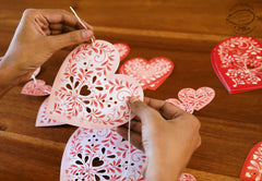 Sweet Hearts Premium Paper Bunting