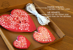 Sweet Hearts COMBO SAVER: Paper Hearts Bunting & Fairy Lights