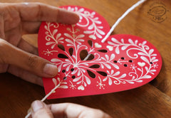 Sweet Hearts Premium Paper Bunting