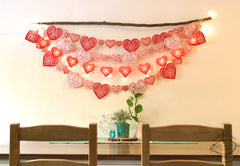 Sweet Hearts COMBO SAVER: Paper Hearts Bunting & Fairy Lights