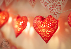Sweet Hearts COMBO SAVER: Paper Hearts Bunting & Fairy Lights