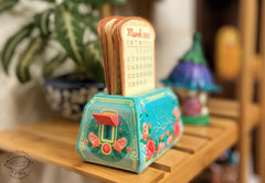 Mini Toaster Desk Calendar 2026 - DIY Paper Craft Kit