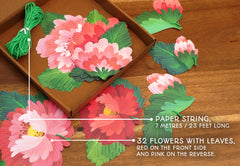 Hearts & Flowers COMBO SAVER: Paper Hearts Fairy Lights & Bunting