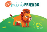 Mini Lion DIY Animal Paper Craft Kit