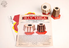Mini Tabla Indian Musical Instrument DIY Paper Craft Kit