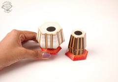 Mini Tabla Indian Musical Instrument DIY Paper Craft Kit